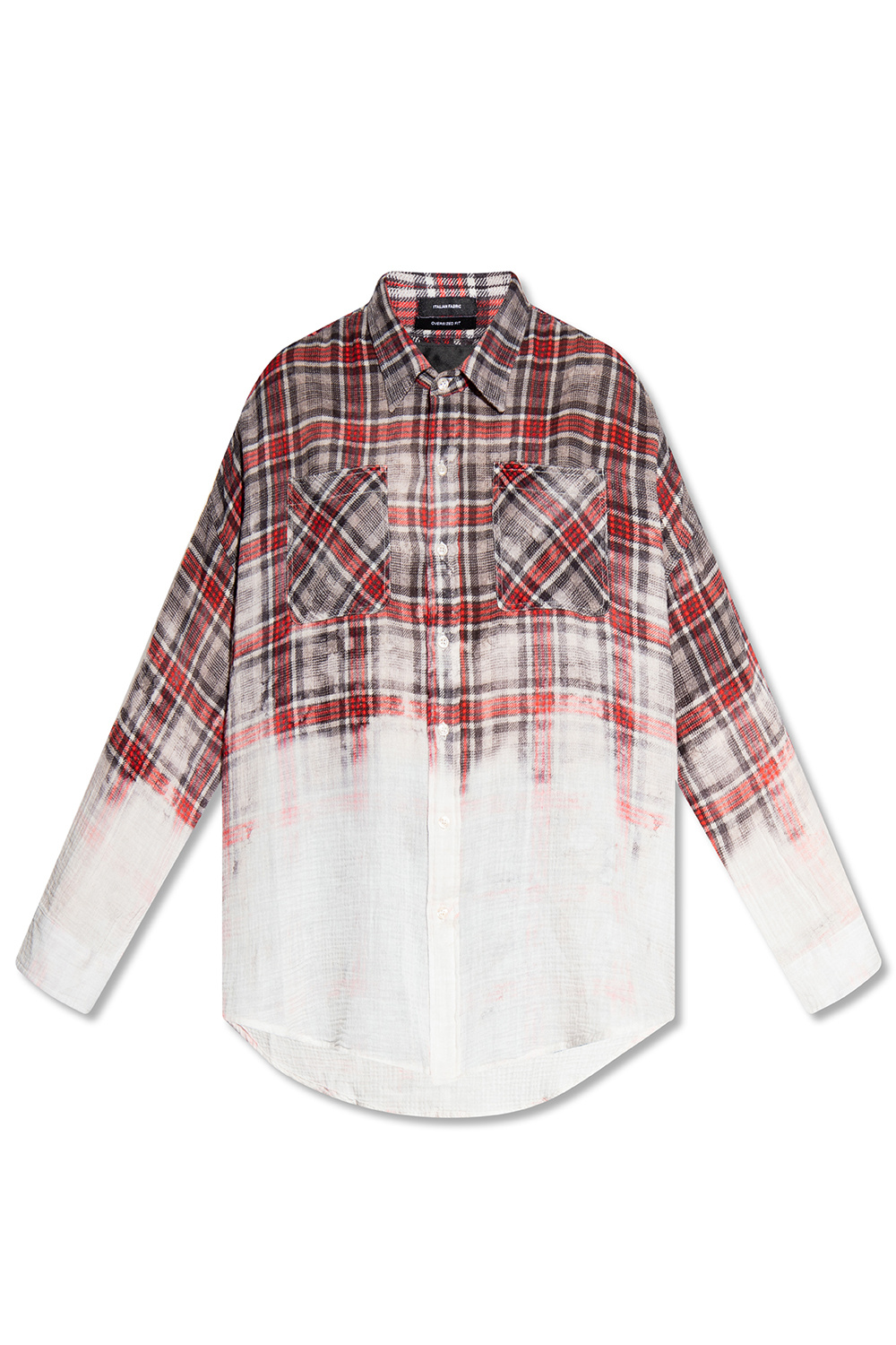 T Shirt Manche Courte Col Rond Bat N 2 R13 Checked shirt